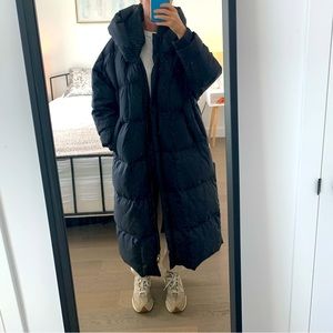 Upraise long puffer coat. Size M